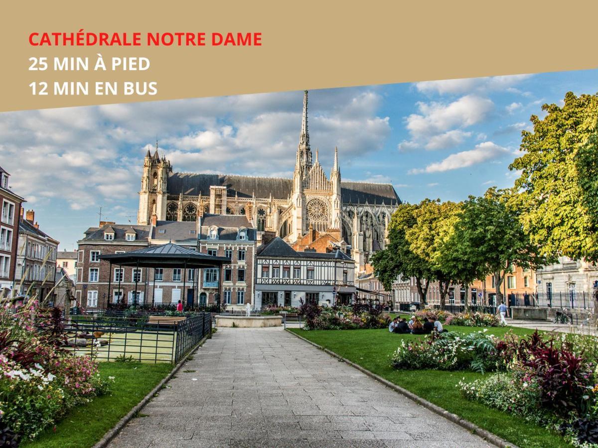 4 Chambres - Grande Maison - Parking - Jardin Amiens Eksteriør bilde