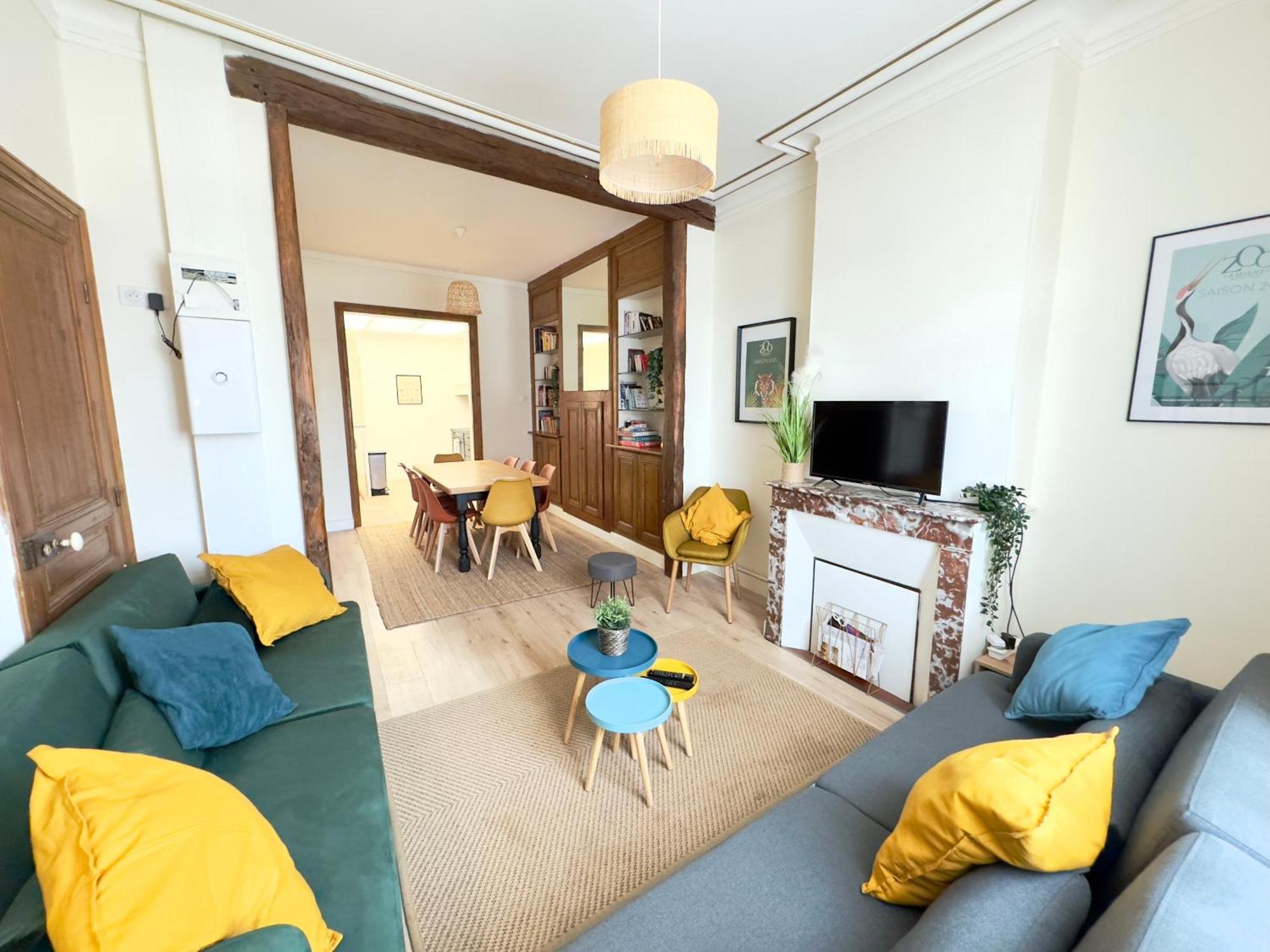 4 Chambres - Grande Maison - Parking - Jardin Amiens Eksteriør bilde